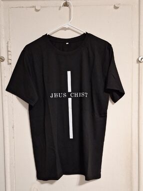 Men's Black 'Jesus Christ' Graphic Tee